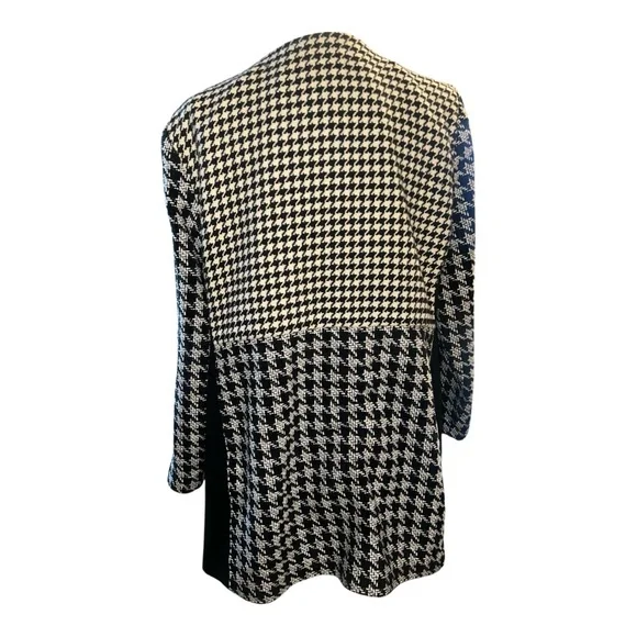 Chico’s Patched Houndstooth Statement Jacket Size 3P (16/18P) KD1 - Picture 3 of 8